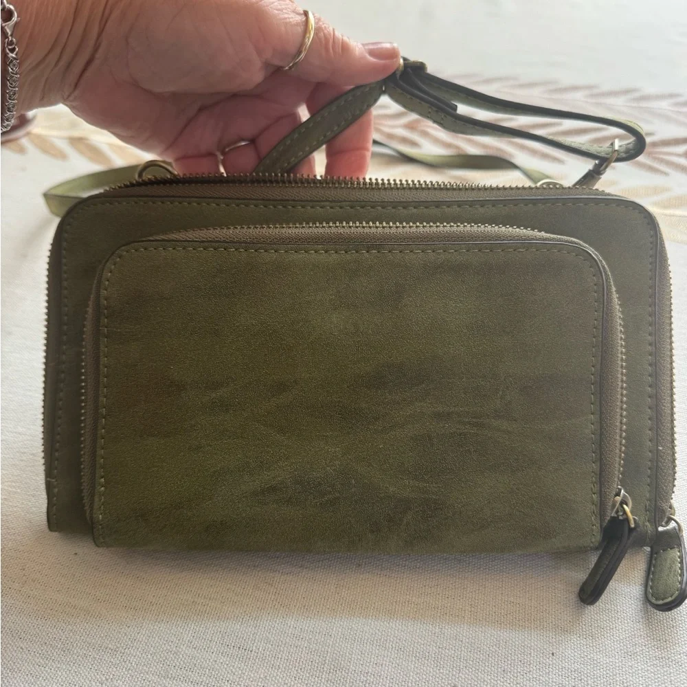 Olive Green Crossbody Bag - Picture 2 of 6